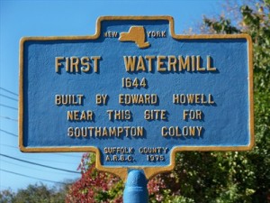 Water Mill Windmill Sign